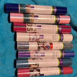 Cricut iron on t shirt rolls total 8 rolls